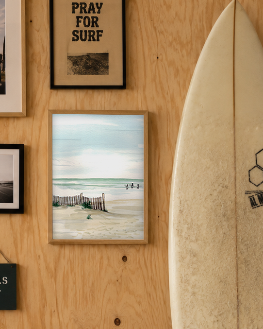 Premium Matte Paper Wooden Framed Poster